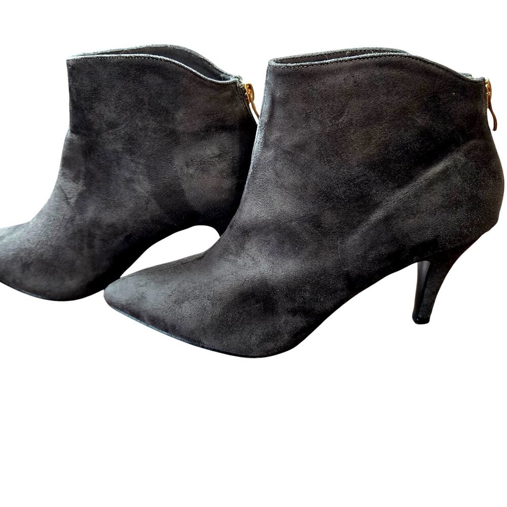 HerStyle Slmanderr Size 10 Women's Gray Heeled Ankle Boots Shoe